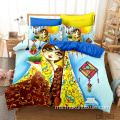 Kartun Santa Claus Duvet Cover Set untuk Rumah